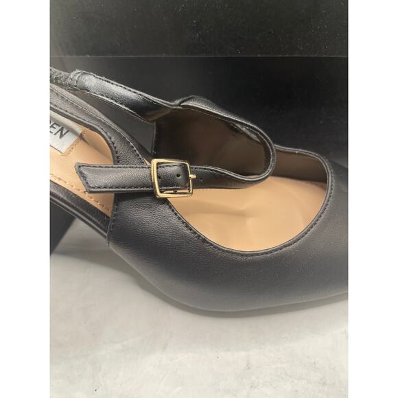 STEVE MADDEN MAEGAN BLACK PATENT Size 8.5M - Picture 10 of 10